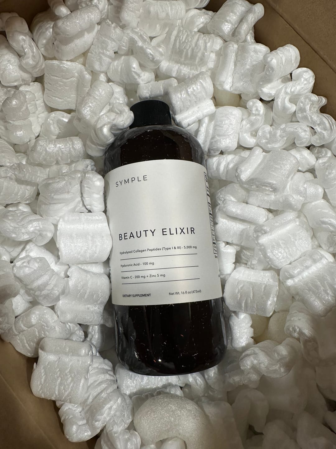 Customer photo review of Liquid Collagen Beauty Elixir