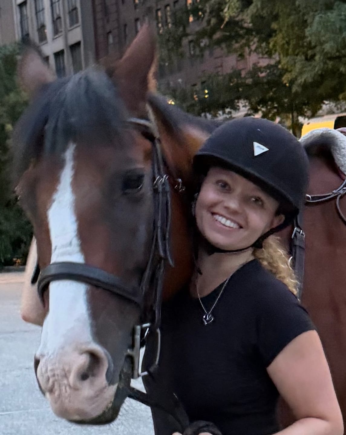 Customer photo review of Forever In My Heart-Horse Necklace