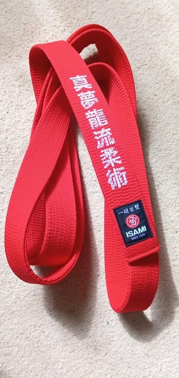 Customer photo review of Isami Red Belt