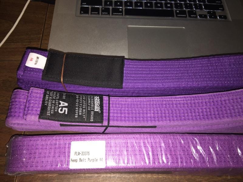 Customer photo review of Isami Purple Belt