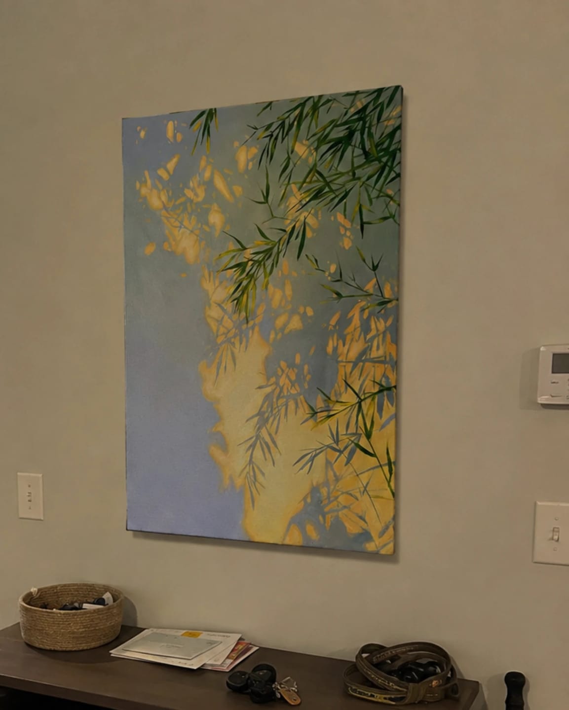 Customer photo review of Expressive Contemporary Art｜Bamboo Light Reflection