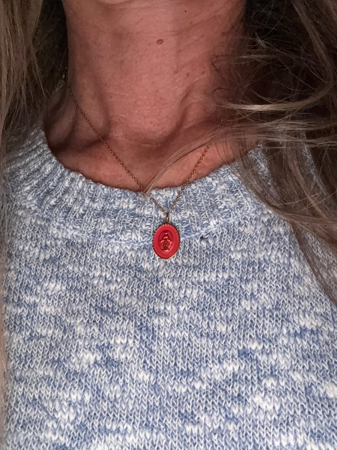 Customer photo review of MIRACULOUS PINK Necklace