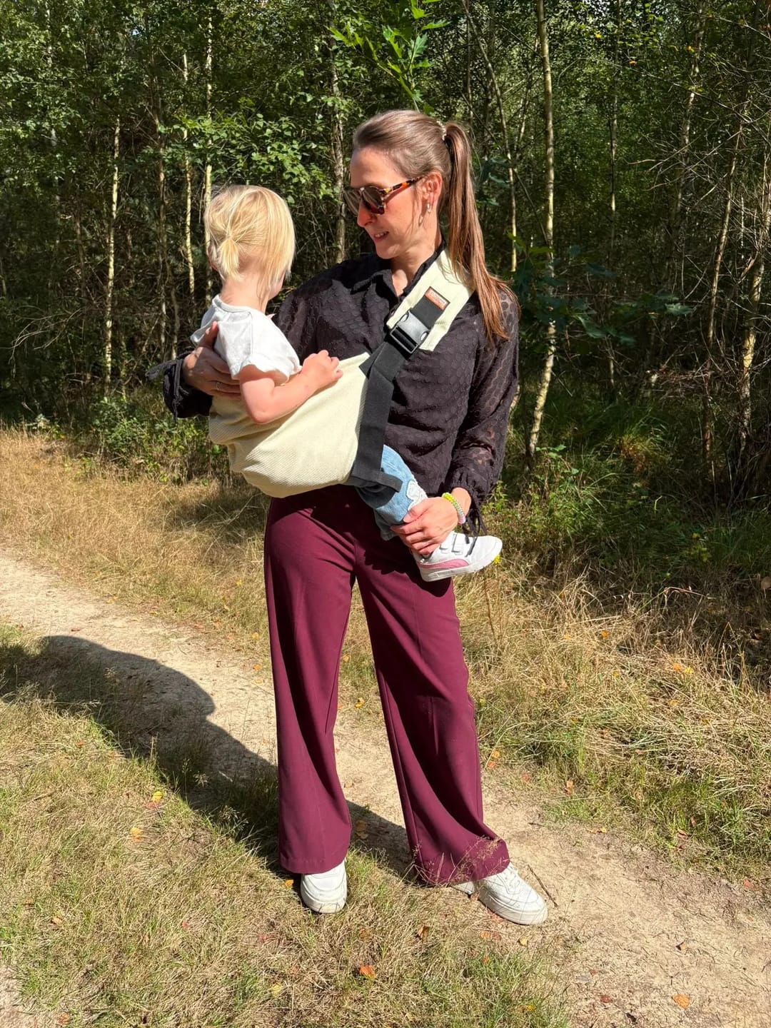 Customer photo review of POUCH™ TODDLER CARRIER
