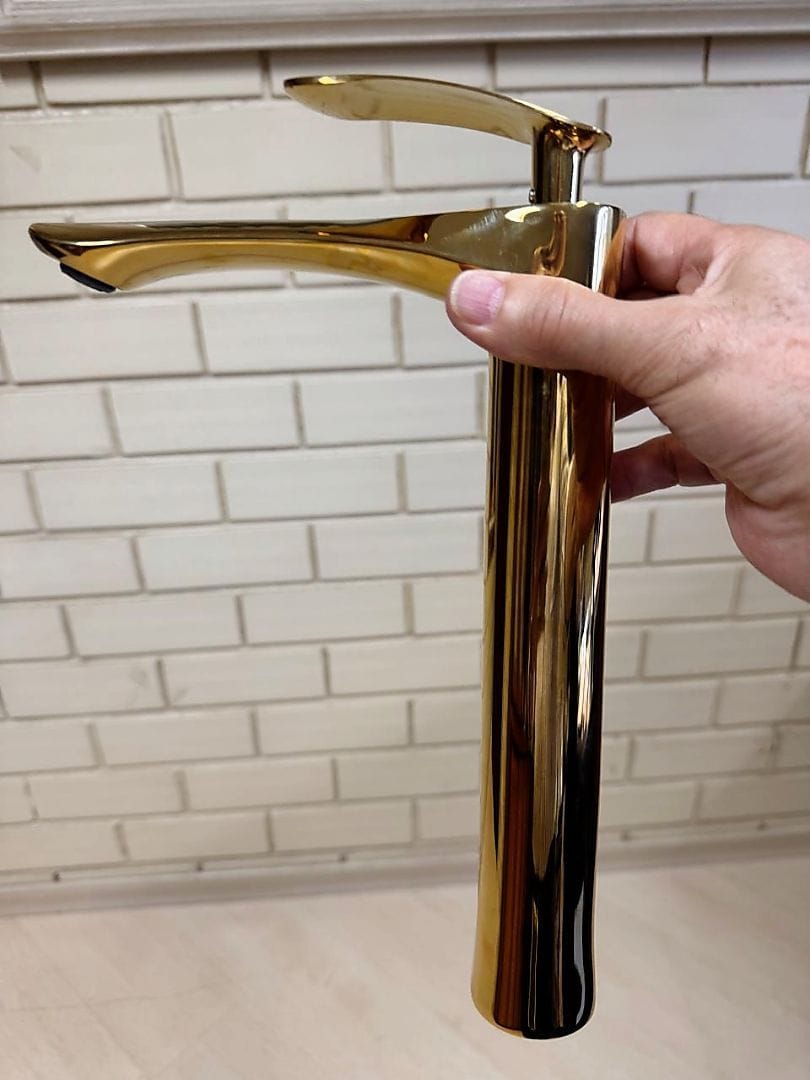 Customer photo review of Torneira Para Banheiro Gourmet Monocomando Aqua Lux