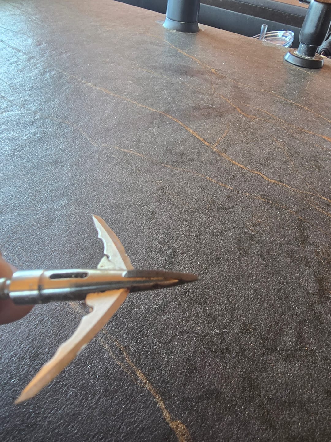 Customer photo review of Cut on Contact Titanium Broadheads (3 Pack)