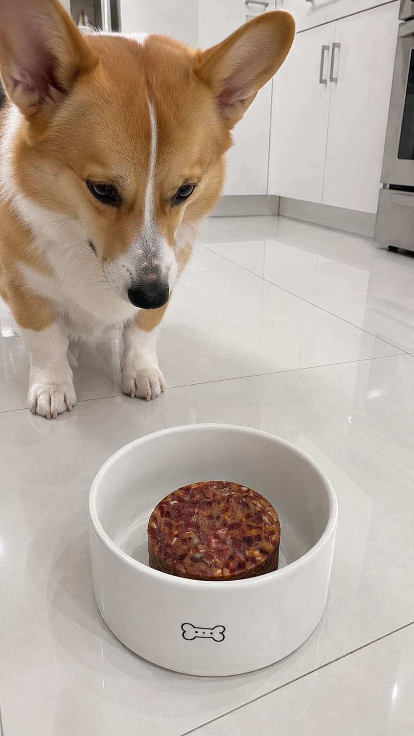 Customer photo review of Nutribite I Dieta BARF para perros. Natural y congelada. Lista para servir.