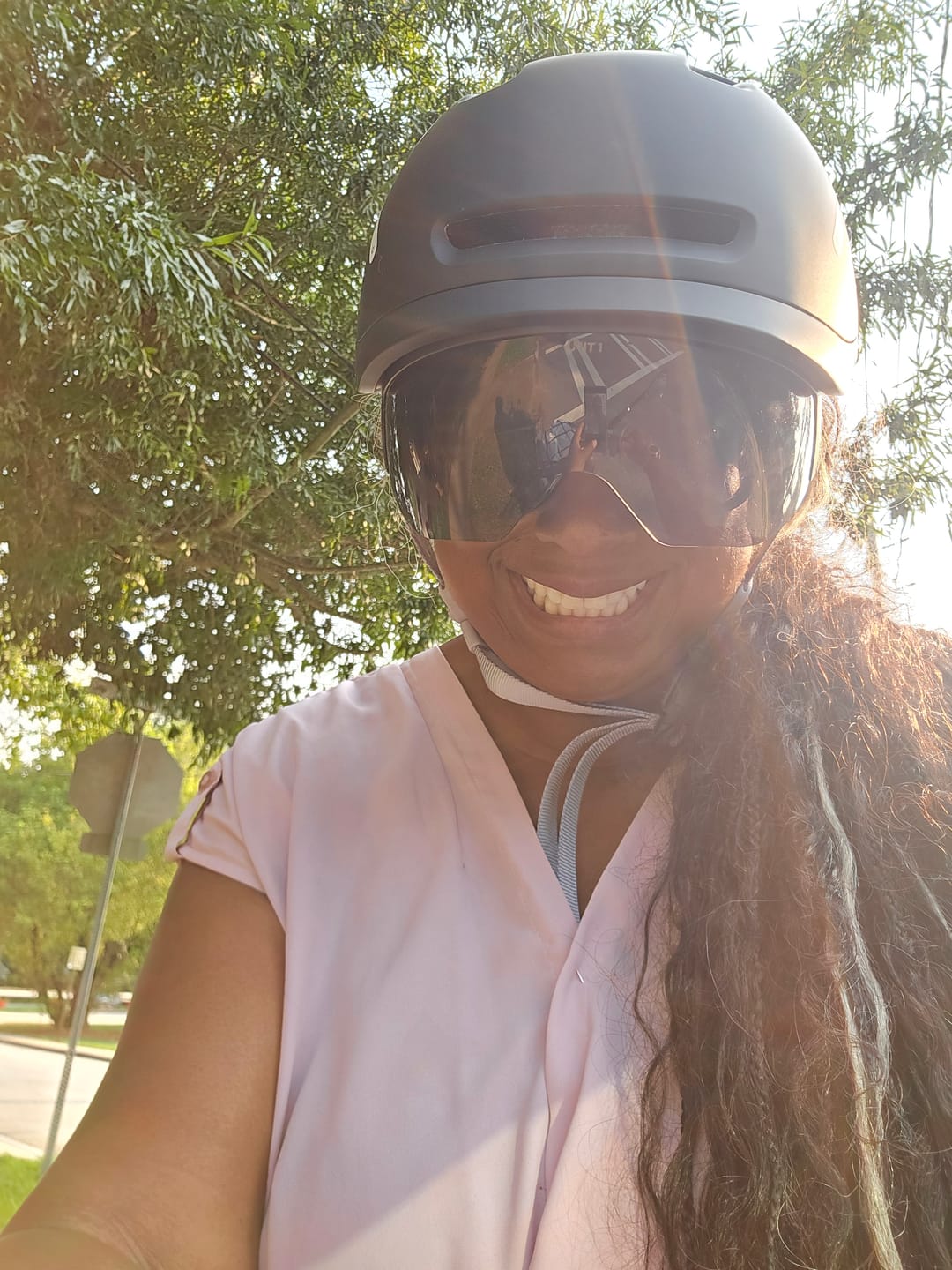 Customer photo review of Helmet Visor