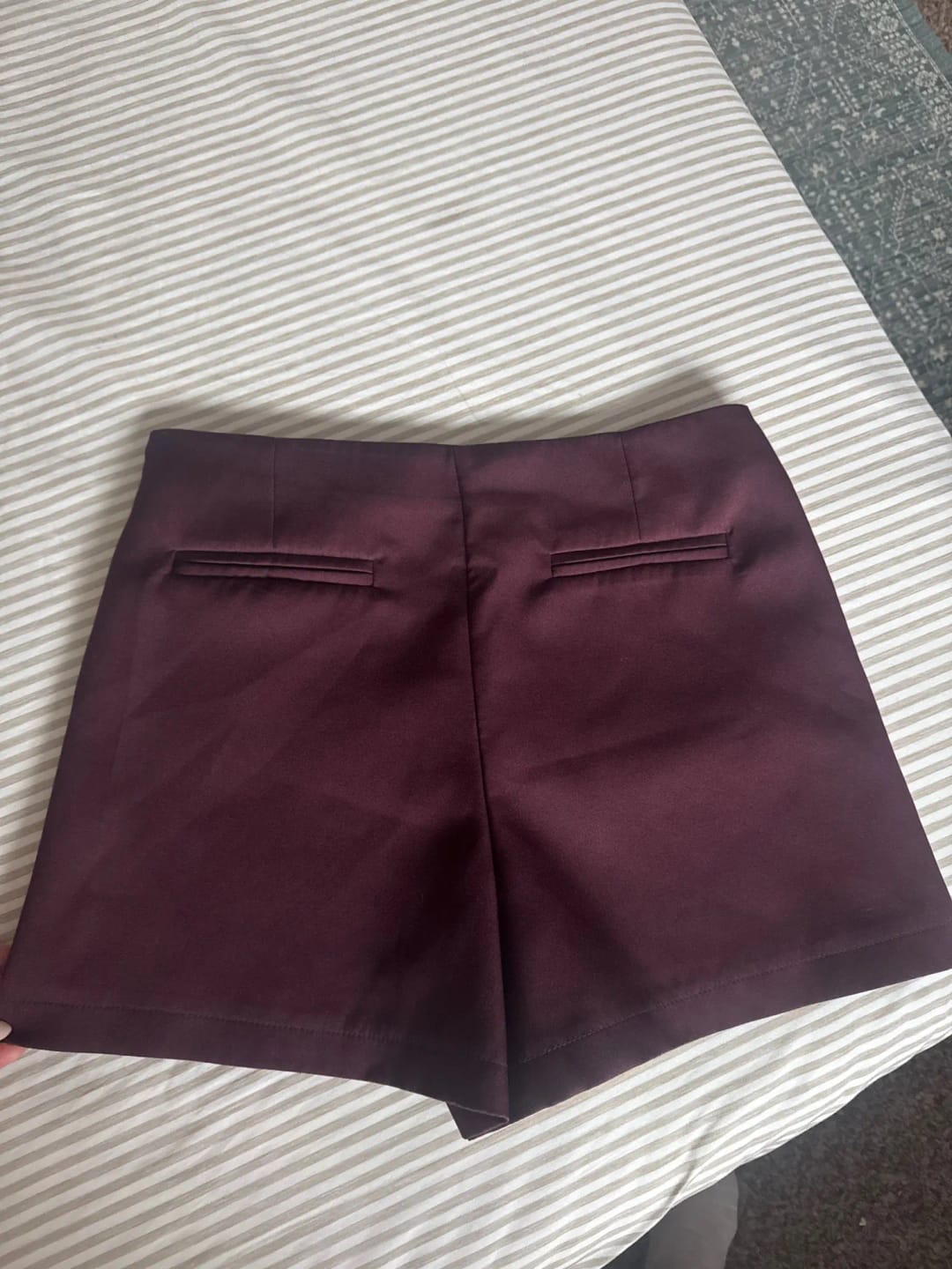 Customer photo review of Tailored High-Waisted Skort