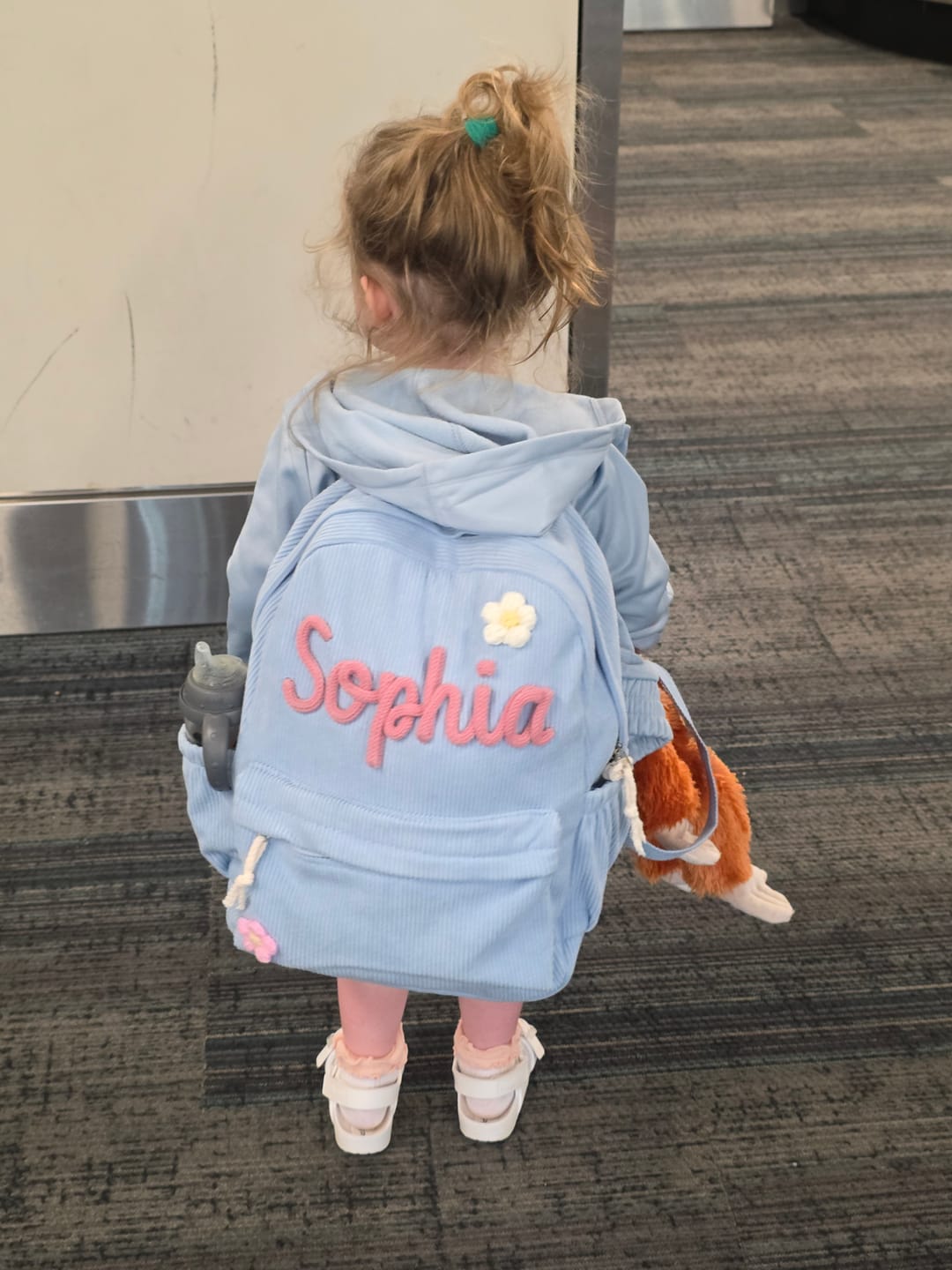 Customer photo review of K&C - Personalized Knitted Backpack
