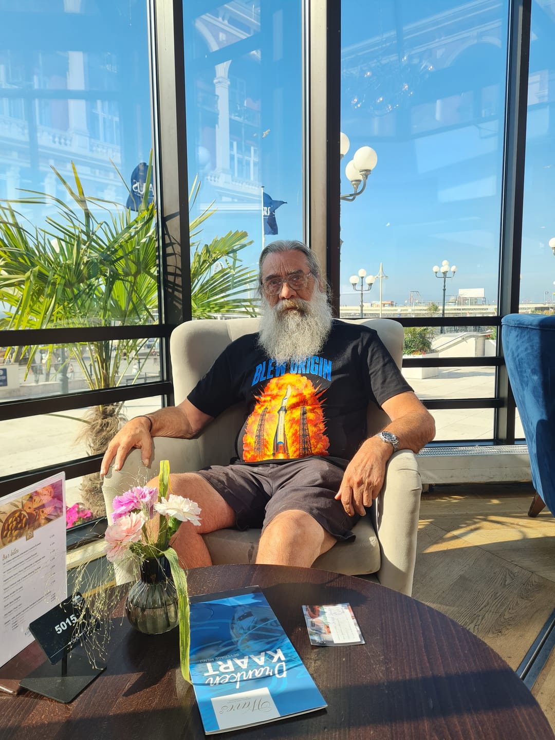 Customer photo review of Blew Origin Tee Black