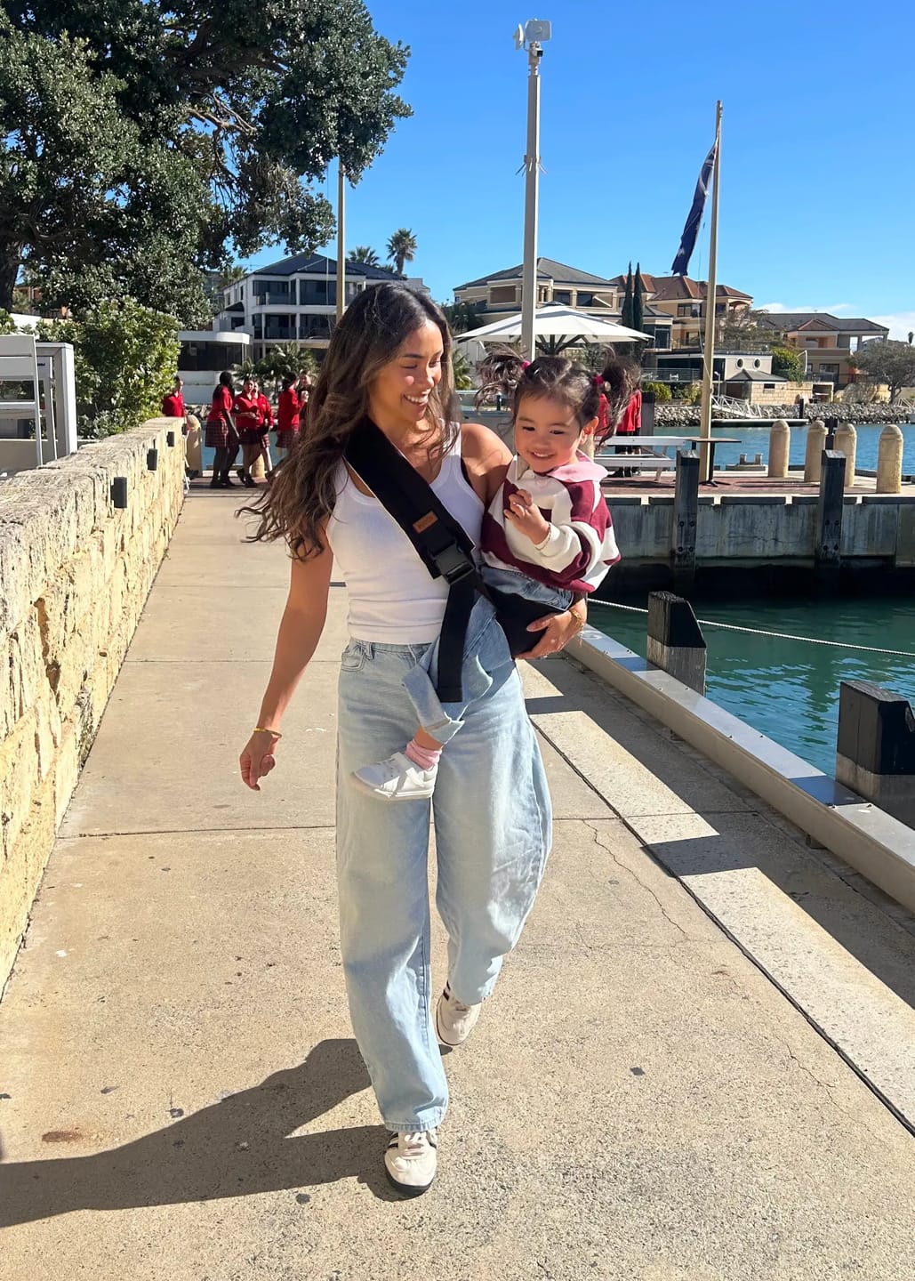 Customer photo review of POUCH™ TODDLER CARRIER