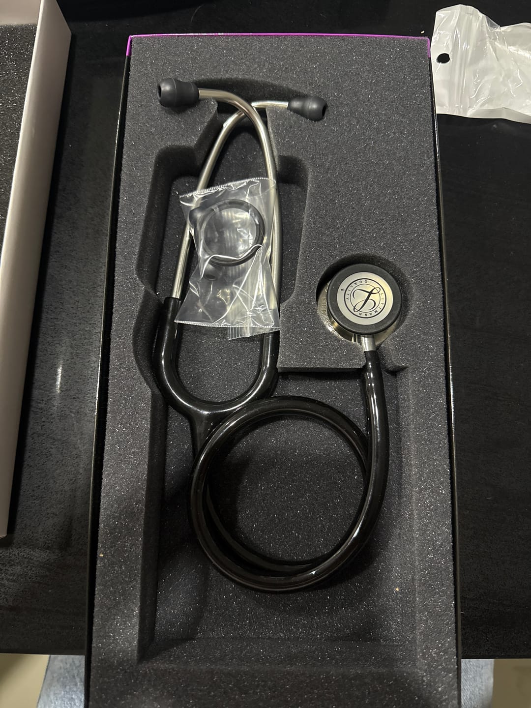 Customer photo review of Littmann Classic III Monitoring Stethoscope: Black 5620