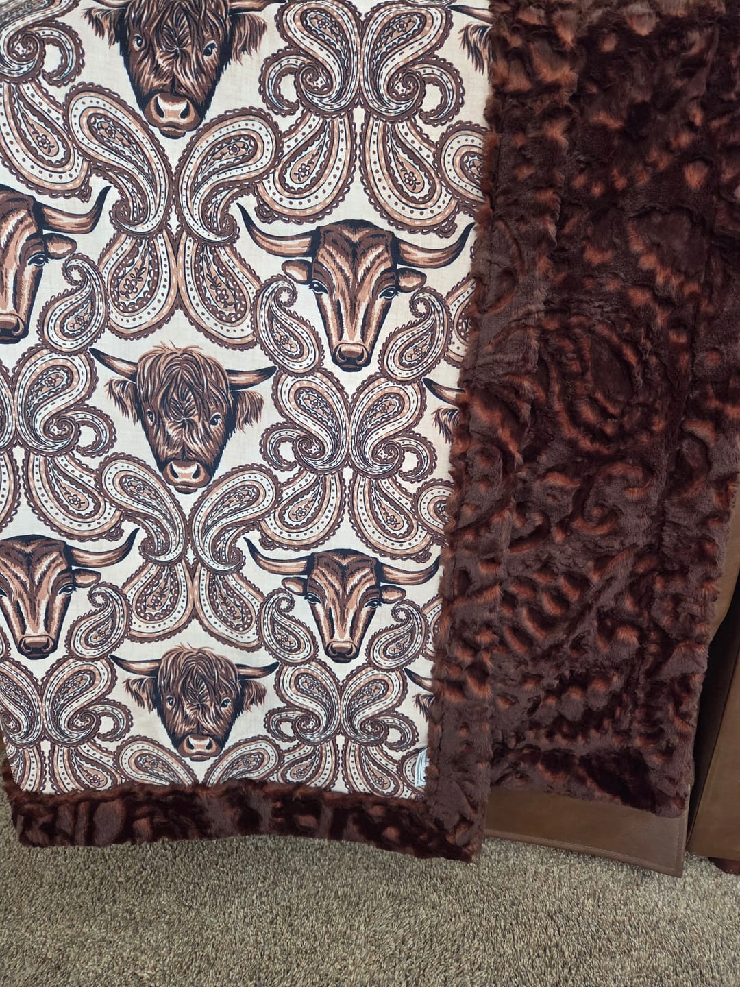 Customer photo review of The High-End Highland Blanket