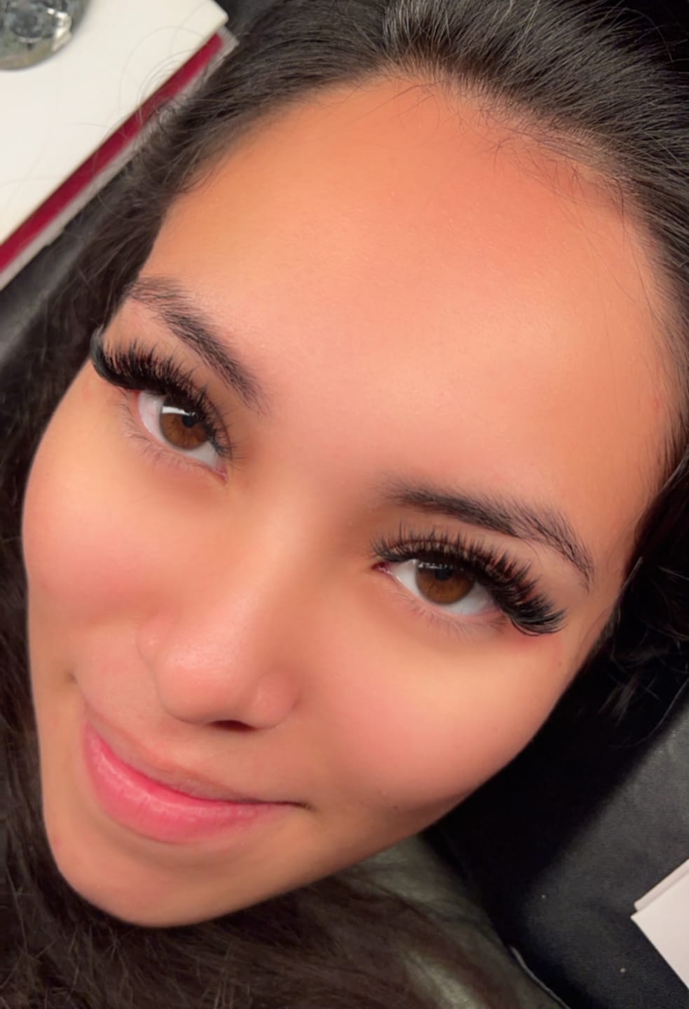 Customer photo review of 7D LOOSE PROMADE WISPY LASHES 0.05 SINGLE LENGTH 9-15MM