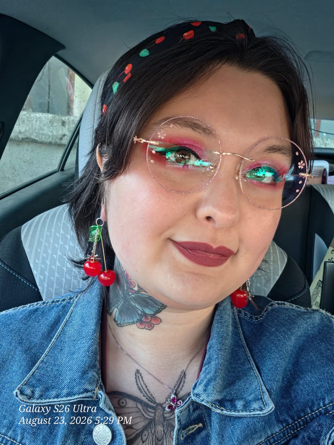 Customer photo review of Sakura Eyeglasses
