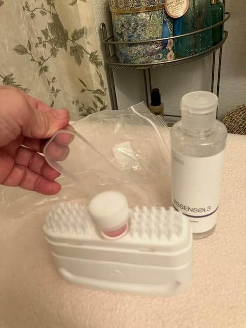 Customer photo review of Shoe Care Kit
