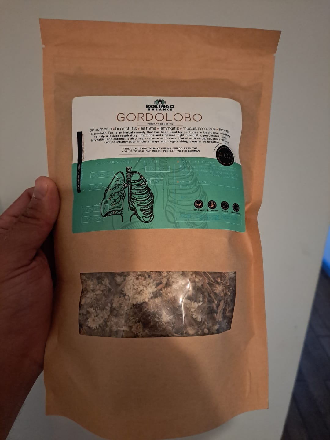 Customer photo review of GORDOLOBO