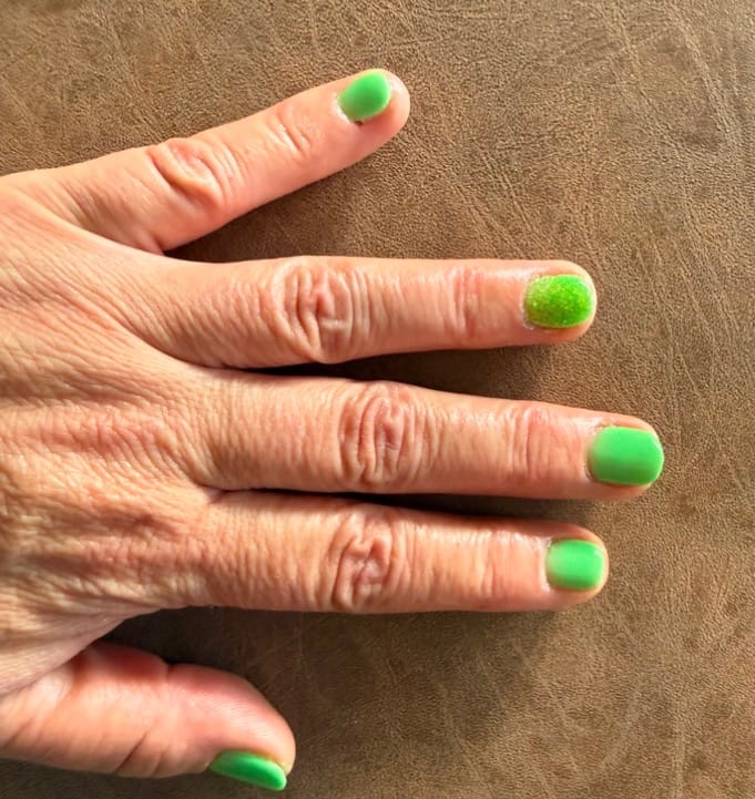 Customer photo review of Bamboo Bliss Dipping Powder