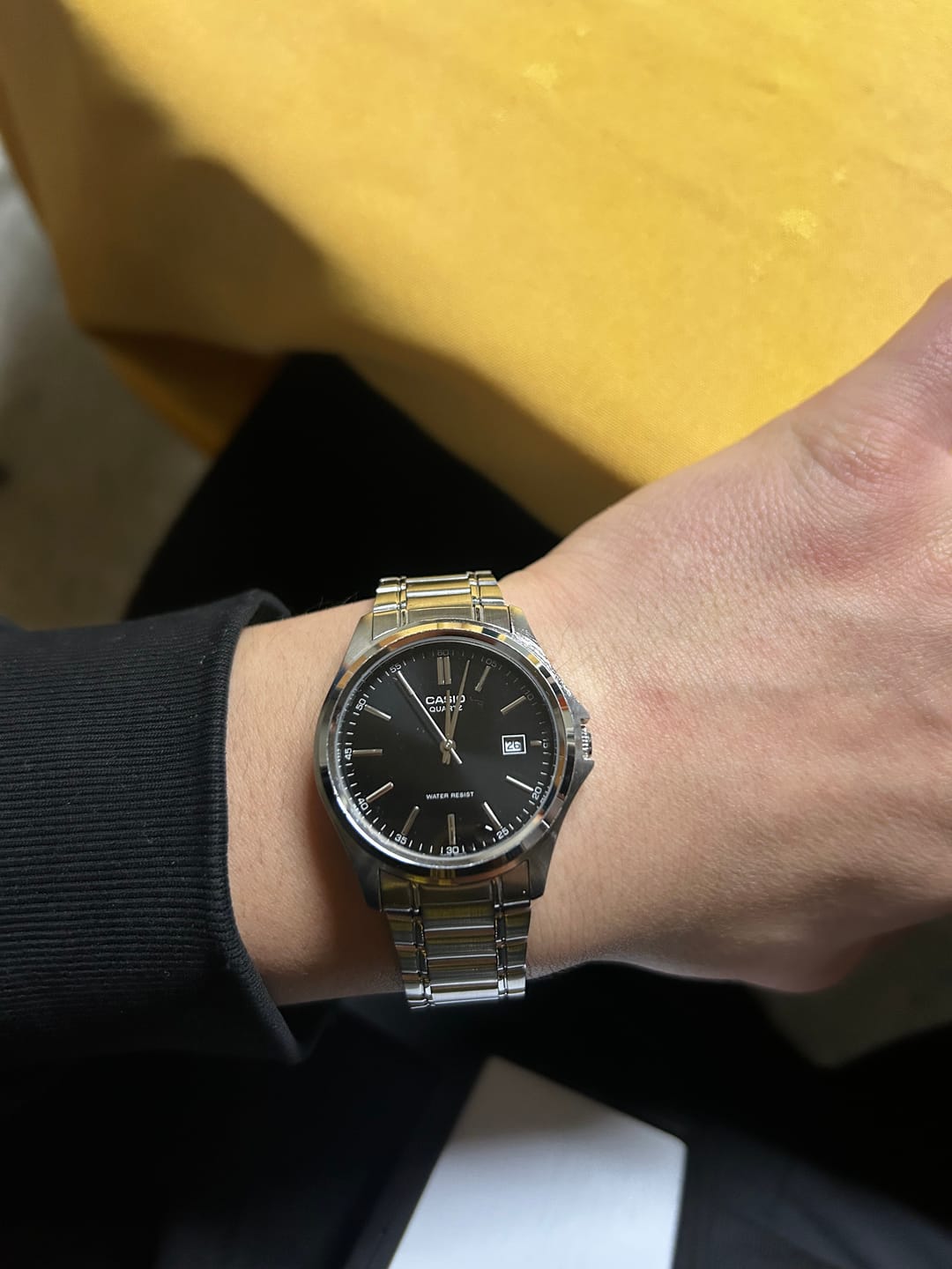 Customer photo review of Reloj Casio Análogo MTP-1183A-1A Negro Acero Inoxidable