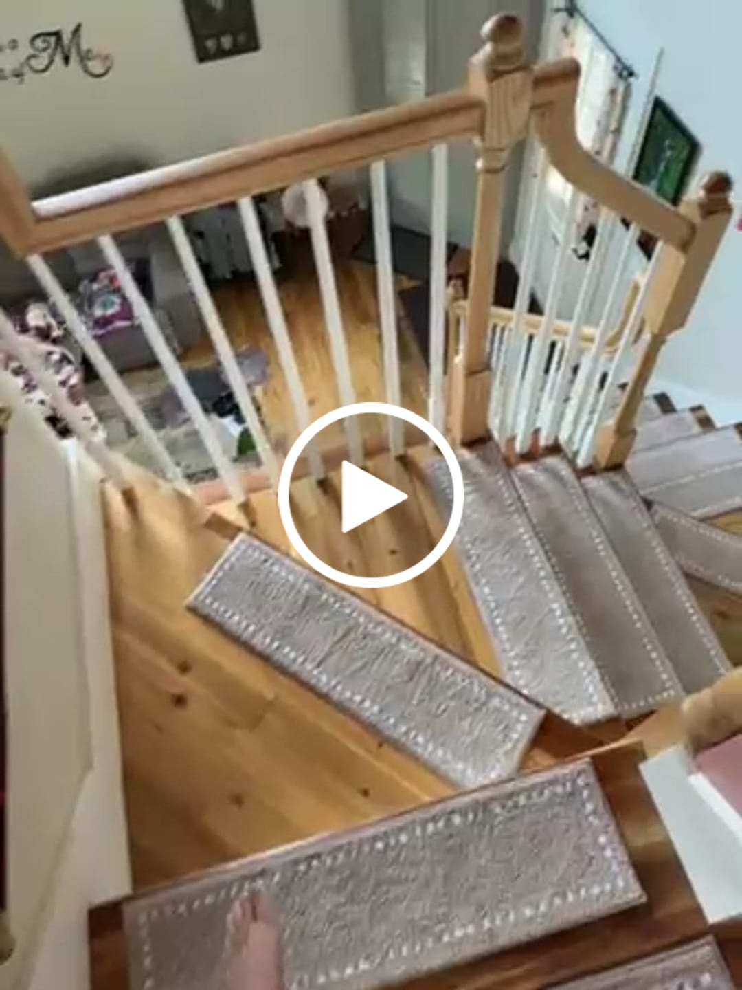 Customer video review of CloudSoft Non-Slip Stair Treads - Beige