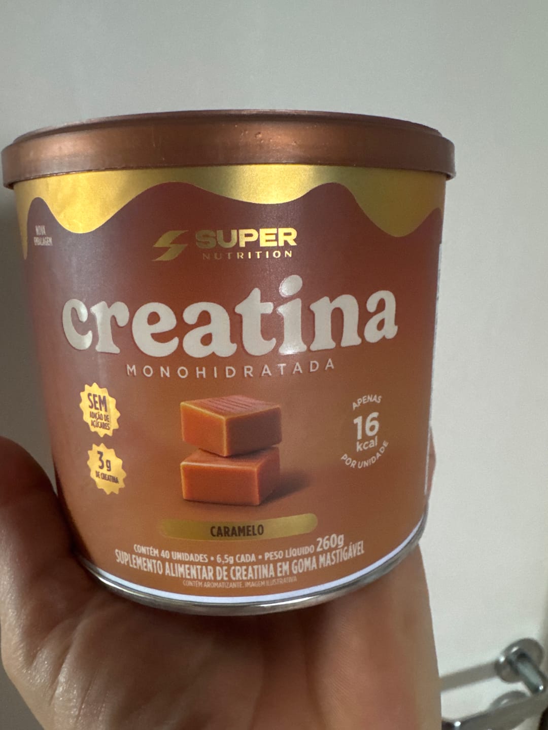 Customer photo review of Caramelo Creatina