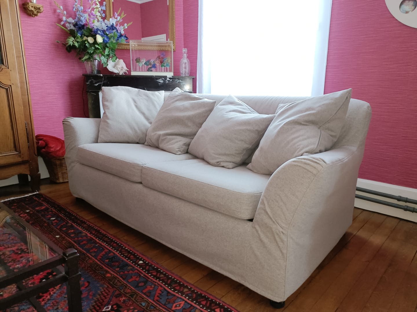 Customer photo review of TOMELILLA 2 Seat IKEA Sofa Bed Cover Standard Size