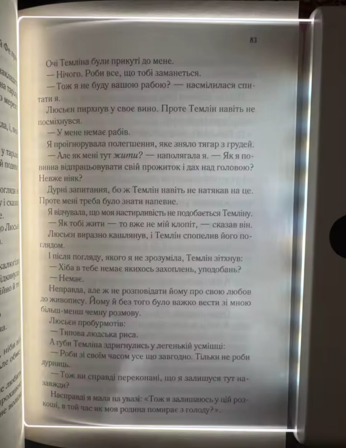Customer photo review of Lámpara LED Plana de Lectura Nocturna con Protección Ocular