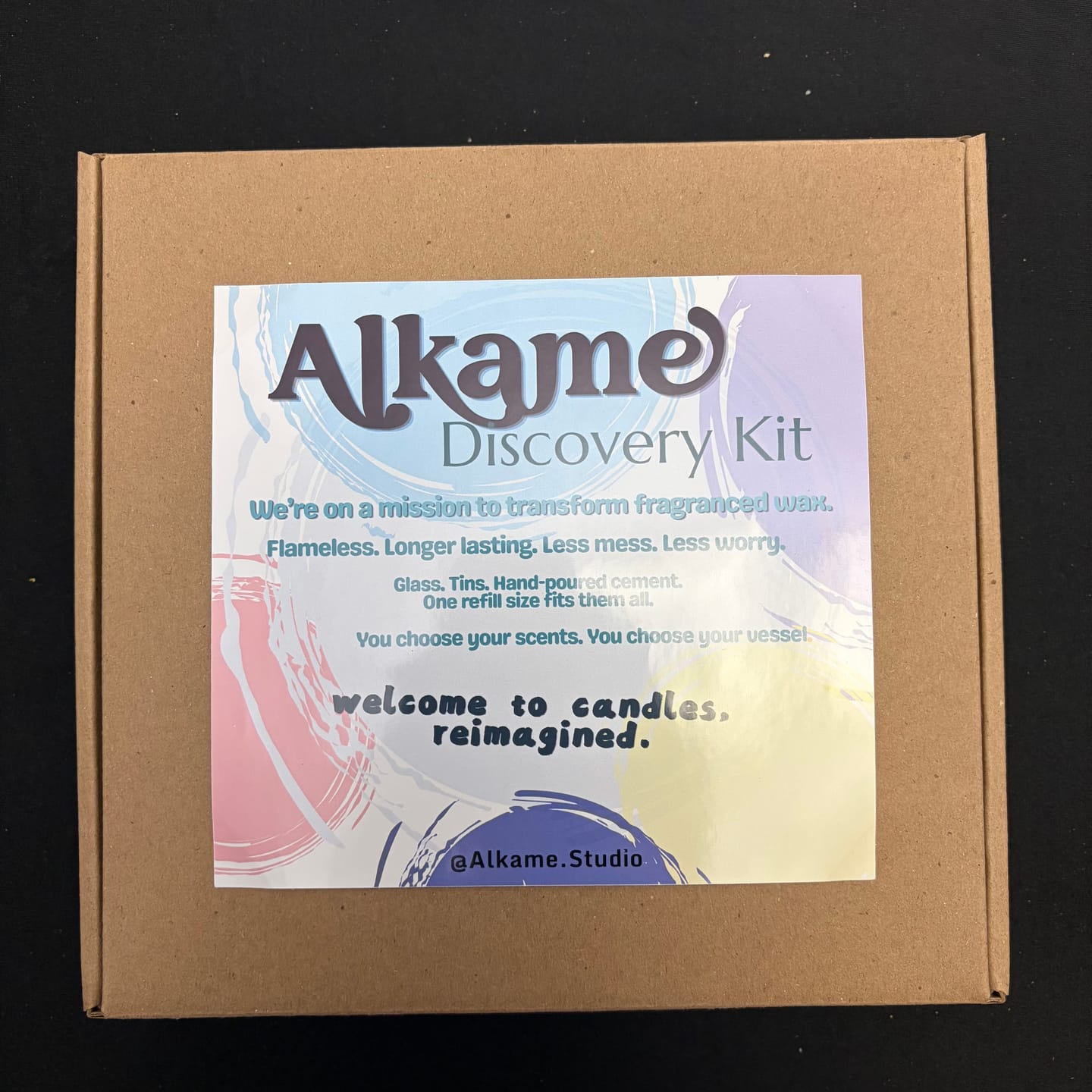 Customer photo review of 6 oz Candle Tin 4-Pack Shipping Box™