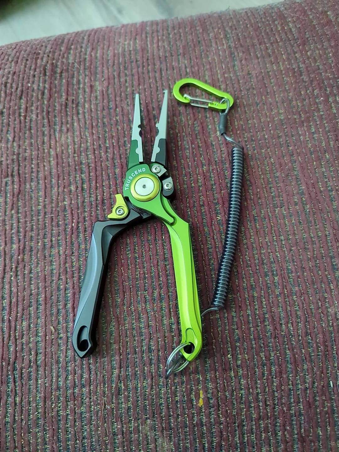 Customer photo review of Lockable Fishing Pliers with Tungsten Carbide Cutter & Teflon Coating