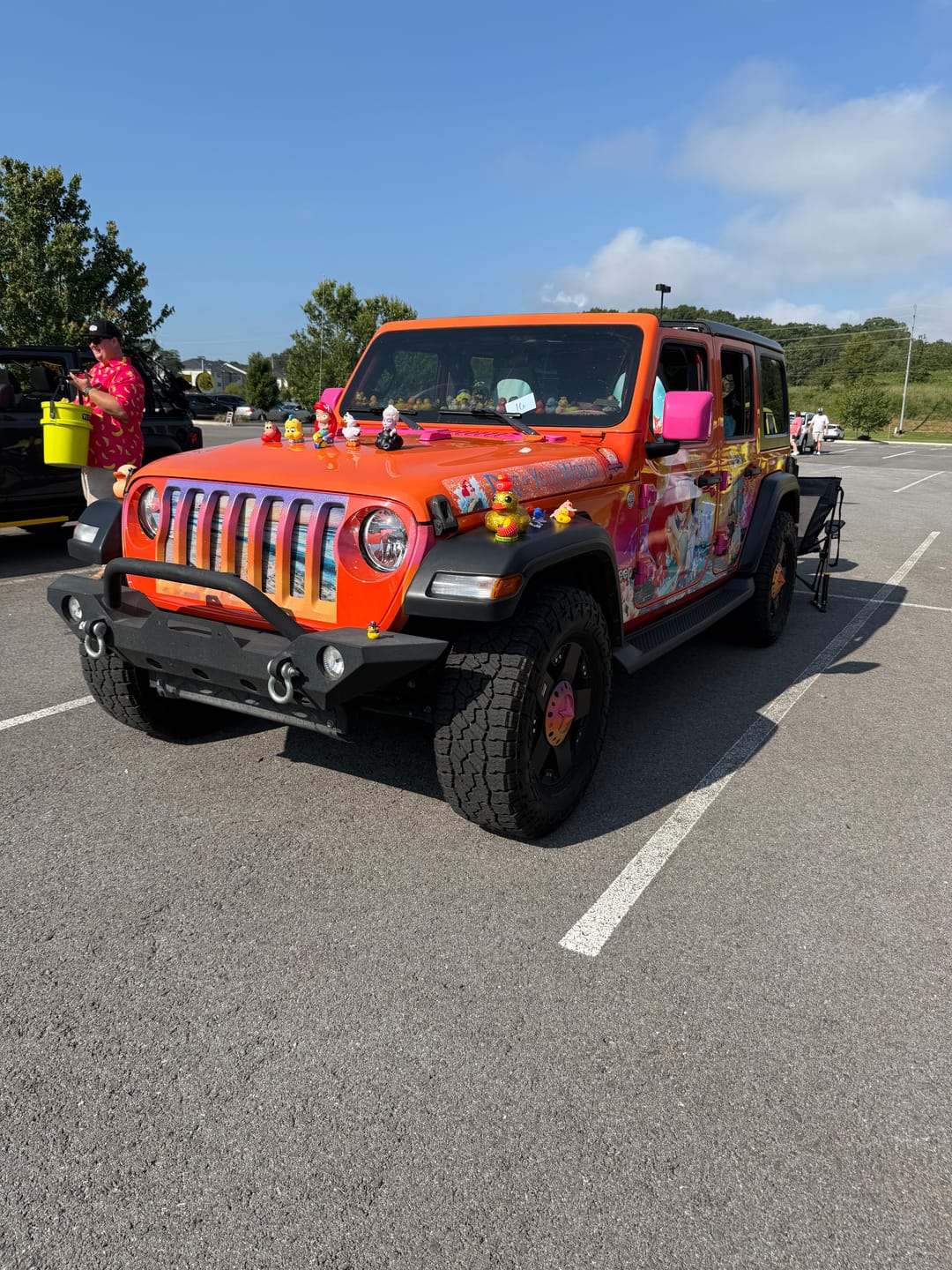 Customer photo review of COVER'D UP Windshield Bumper Covers (Fits JL/JT)
