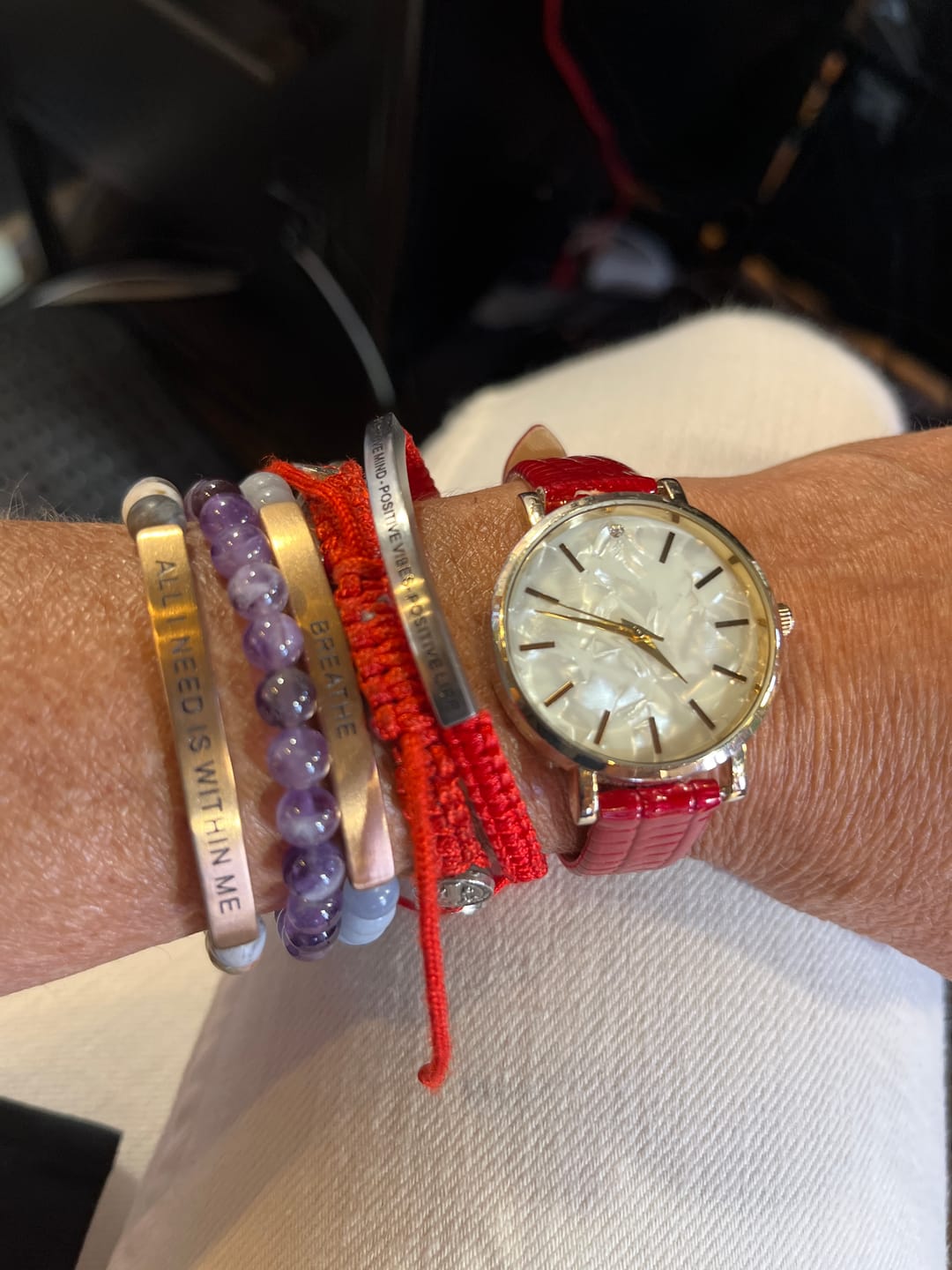 Customer photo review of ROPE BRACELETS - GREEN, BLACK, RED (POS)