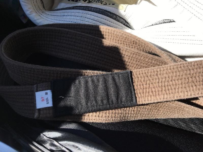 Customer photo review of Isami Brown Belt