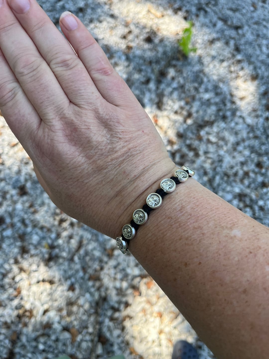 Customer photo review of St. Francis Blessing Bracelet