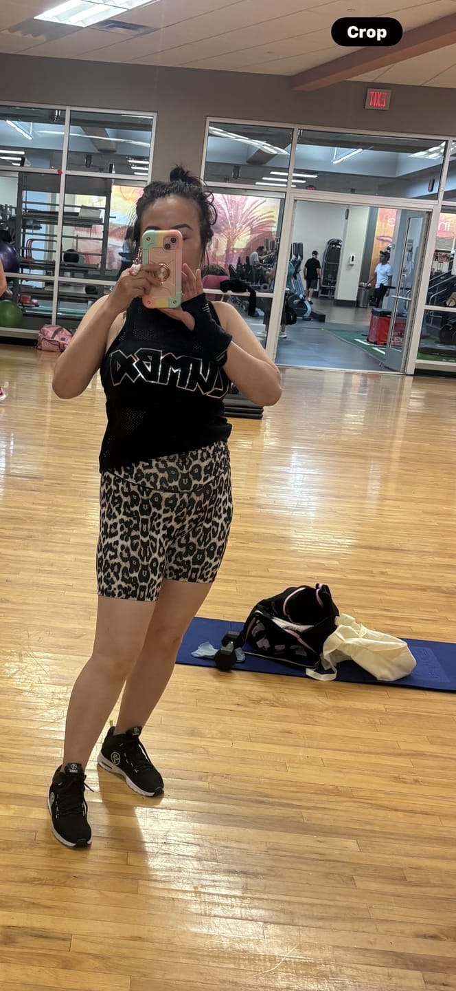 Customer photo review of Rock 'n' Roll Mesh Tank