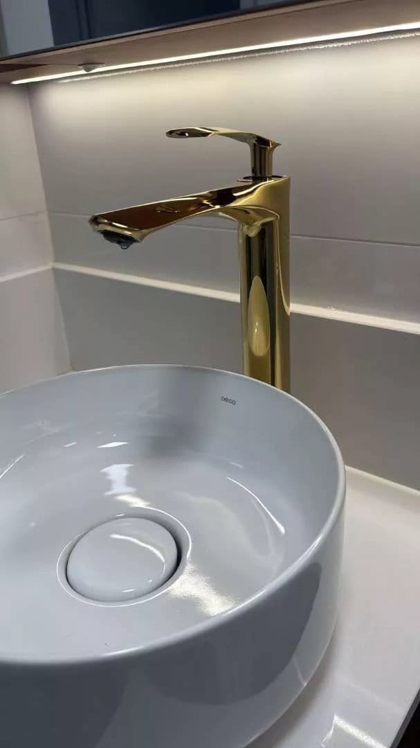 Customer photo review of Torneira Gourmet para Cozinha Preta