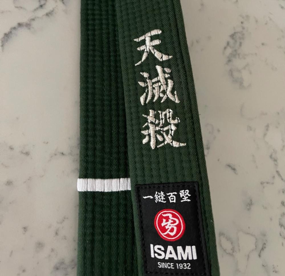 Customer photo review of Isami Green Belt