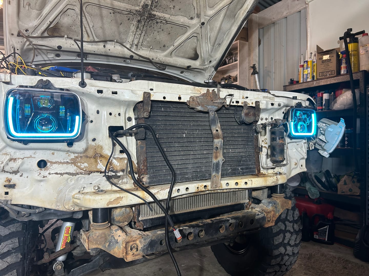 Customer photo review of 5X7" 'Angry Eye™' Headlights