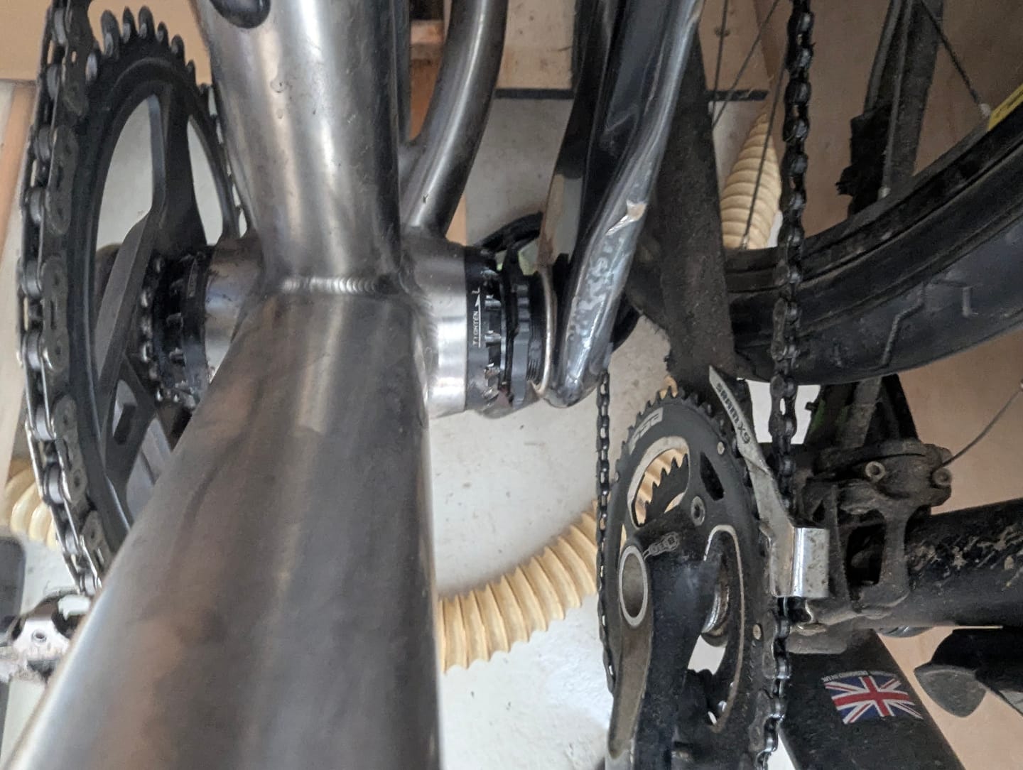 Customer photo review of T47 Threaded 29mm DUB Axle Bottom Bracket - SKF or Ceramic Bearings