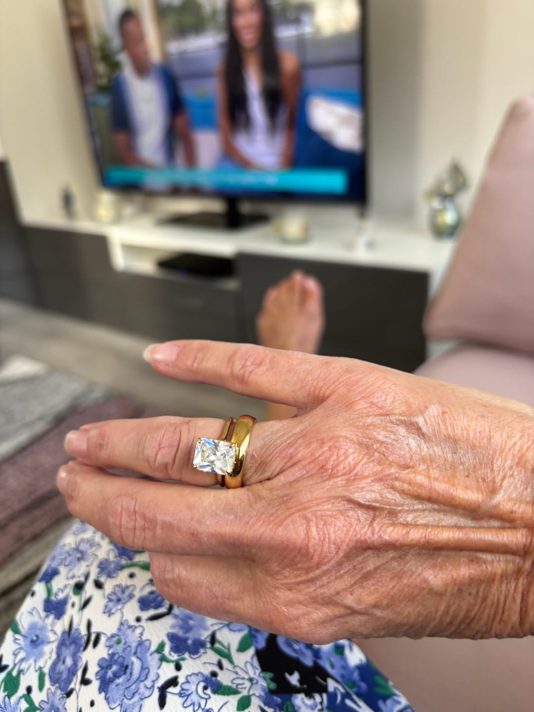 Customer photo review of Classic Stacking Ring