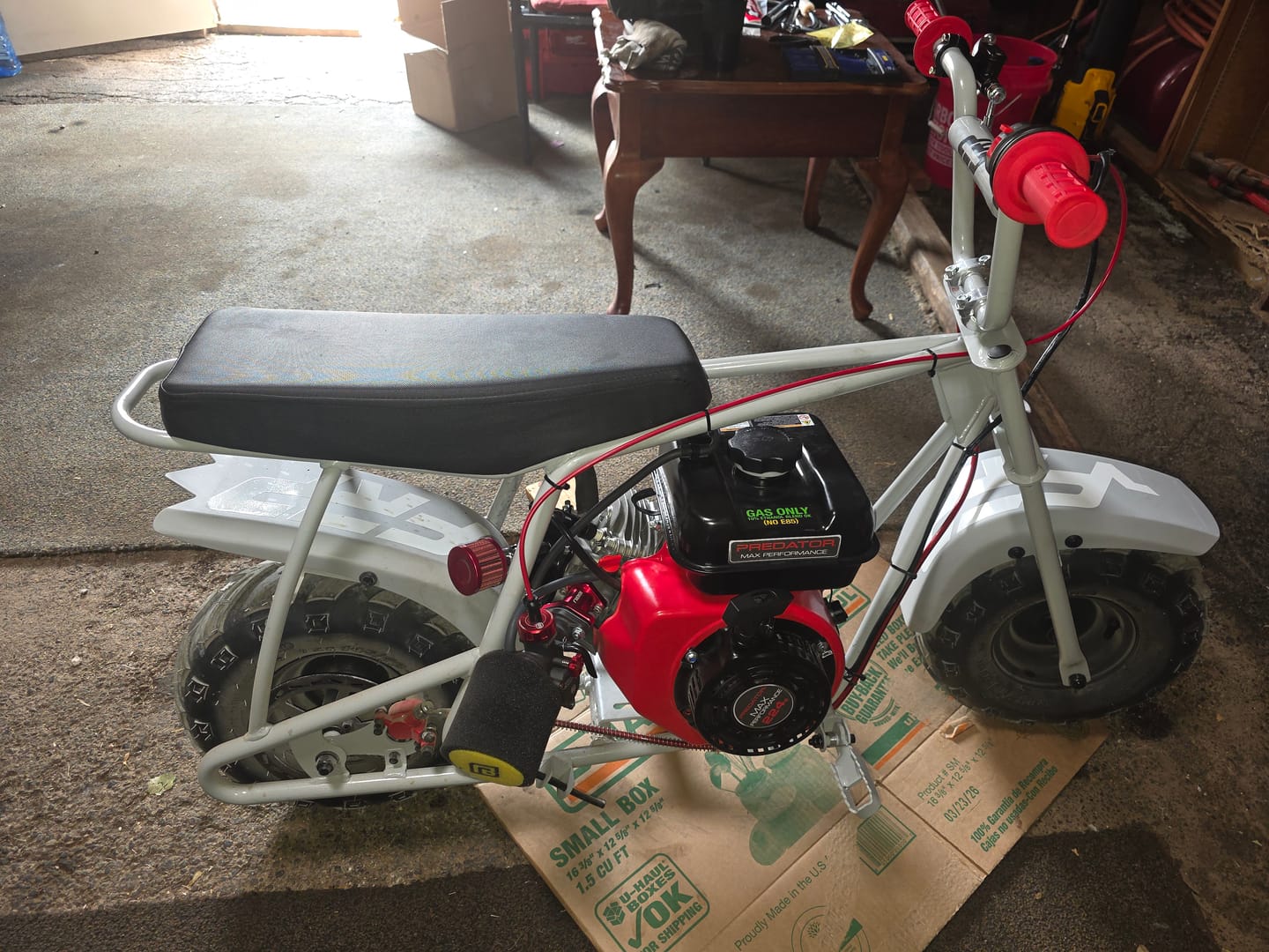Customer photo review of FRP Moto GMB100 Mini Bike Frame | Predator 212 Compatible | 99cc–212cc Custom Build