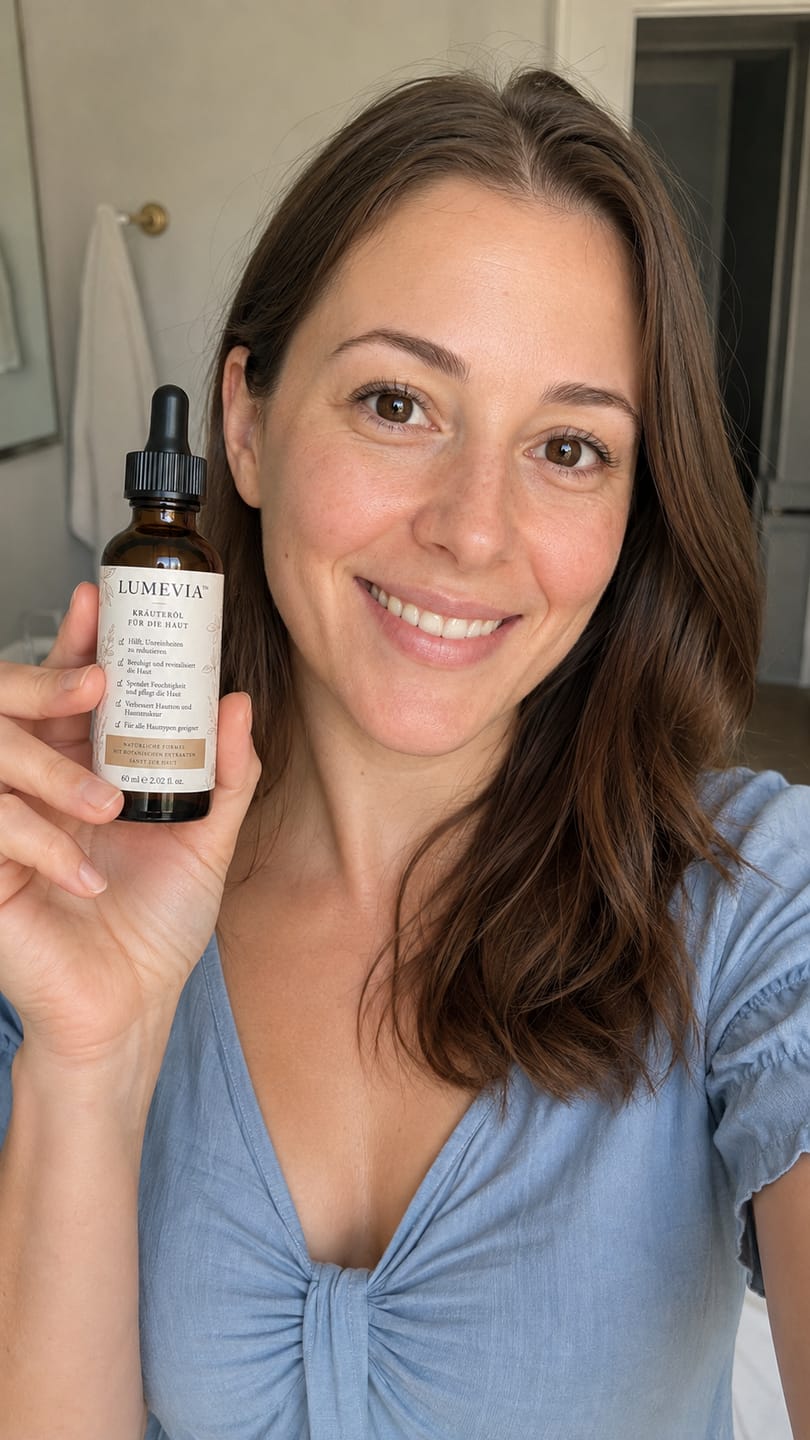 Customer photo review of Olio naturale contro i peli indesiderati del viso
