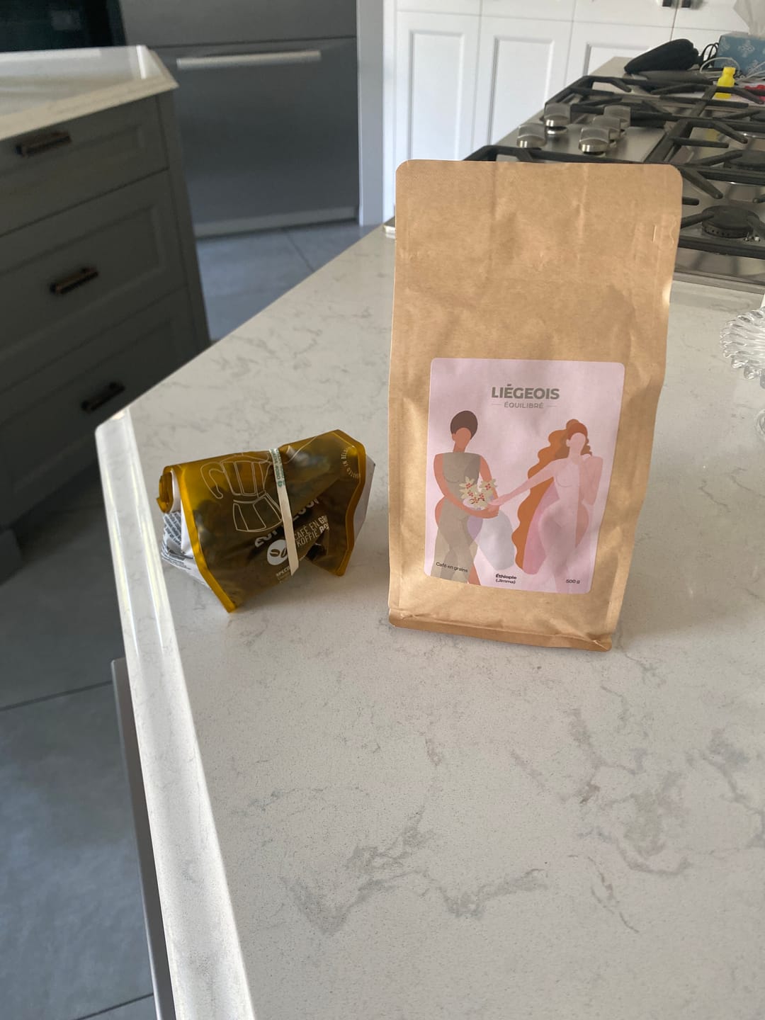 Customer photo review of 2 MONTHS OF FREE COFFEE - 2 bags x 500g - coffee beans