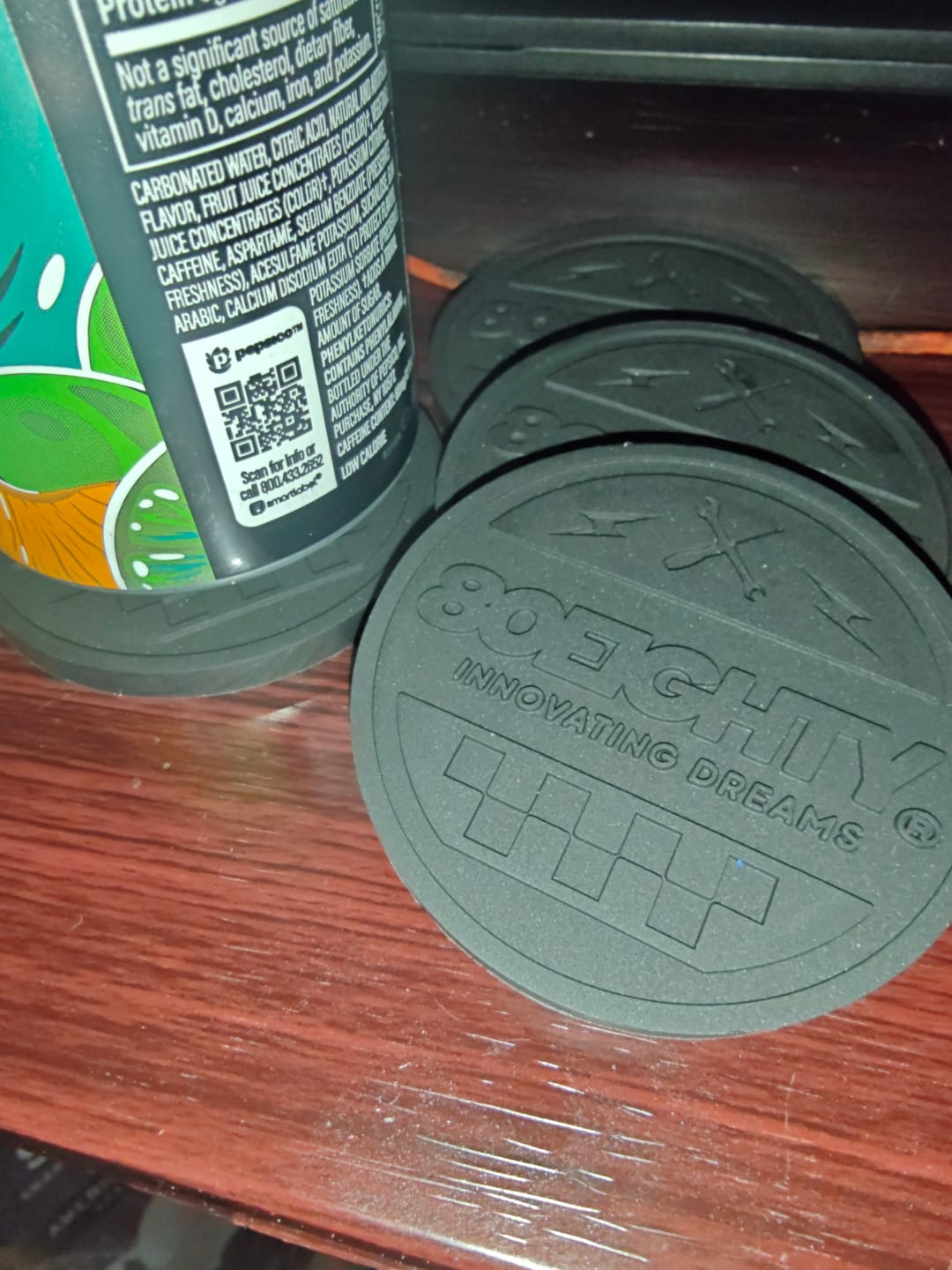 Customer photo review of 80Eighty® Cup Holder Coaster Set