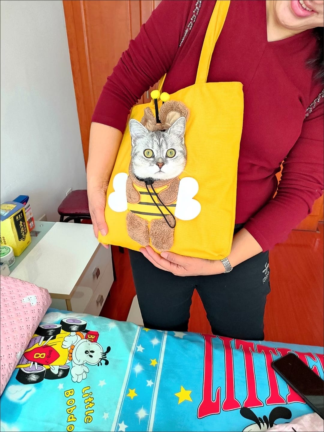 Customer photo review of Bolsos PeekPet™️