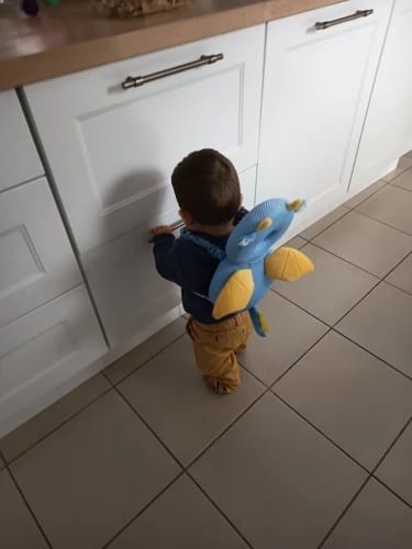 Customer photo review of Cushli™ - Babysaver Backpack