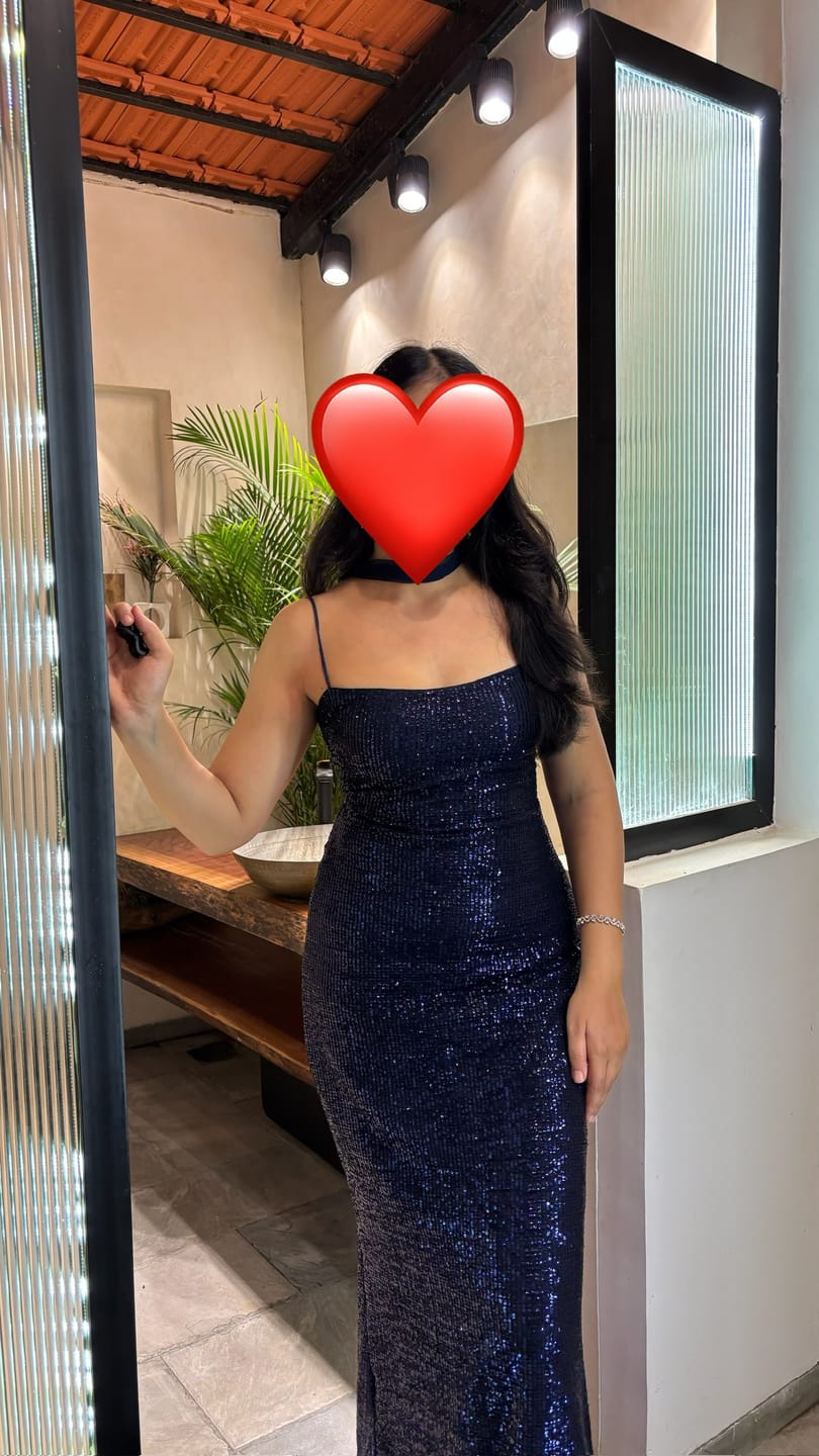 Customer photo review of COSMIC SEQUIN DRESS - S