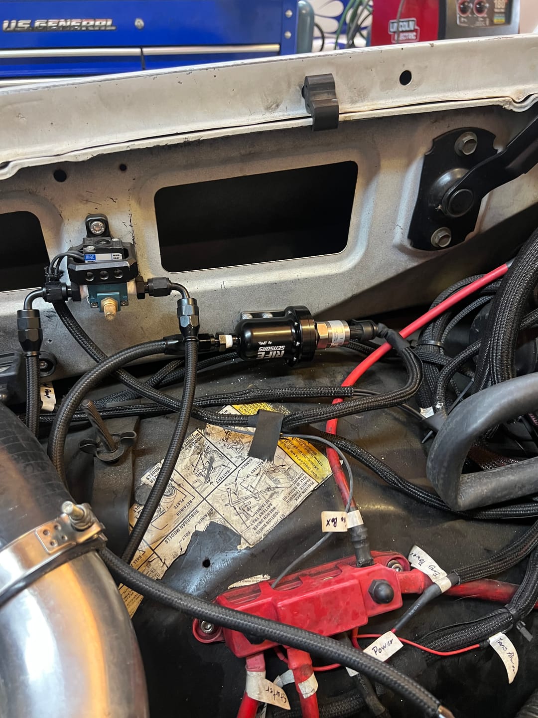 Customer photo review of RIFE Back Pressure Damping Canister w/ mount