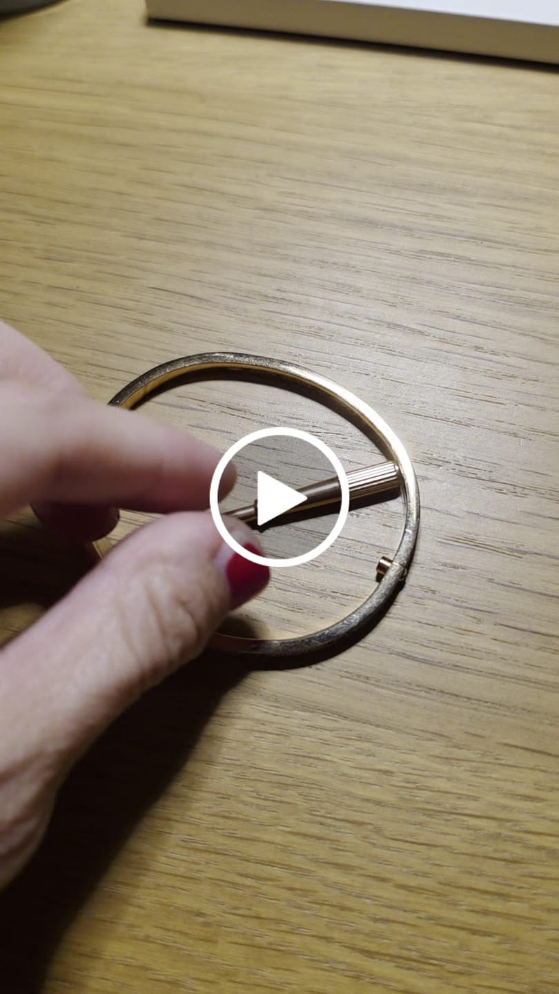 Customer video review of LOVE BRACELET 3.65MM DIAMOND-PAVED