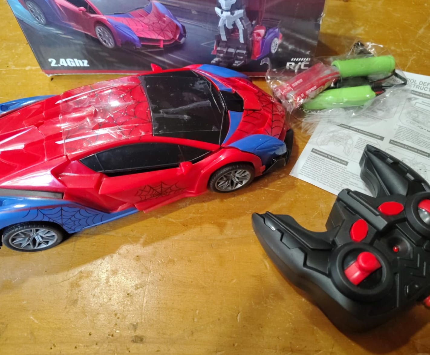 Customer photo review of WebRacer™ – RC Transforming Car & Robot