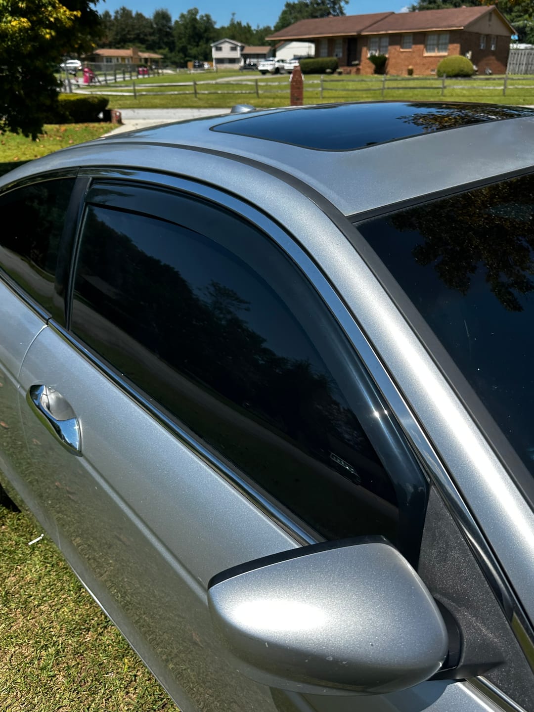 Customer photo review of 2008-12 Honda Accord Coupe Window Visors Wind Deflectors Rain Guards